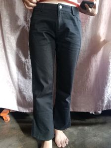 Black Flared Pants