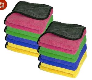Microfiber Cleaning Cloth 400 GSM  Pack Of 8