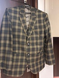 Heritage check blazer