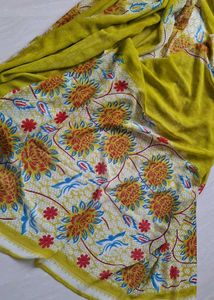 New Vibrant Georgette Saree🍋‍🟩