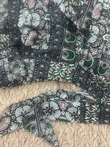 Chic Boho Print Sleeveless Top with Tie