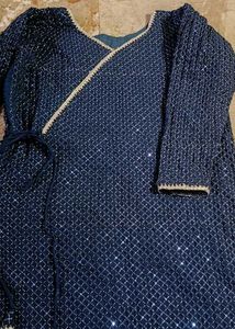 Elegant Navy Blue  Kurta