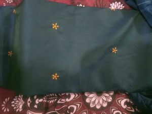 Embroidered Teal kurta n salwar material