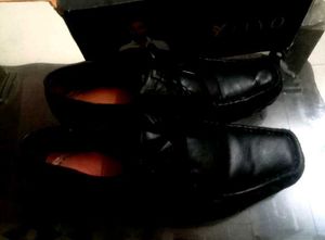 Classic Black Leather Men's Shoes