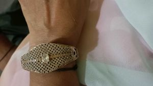 AD Krish Sparkling Statement Bracelet