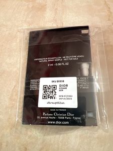Dior Homme Perfume Sample