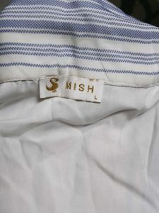MISH Striped Asymmetrical Dress