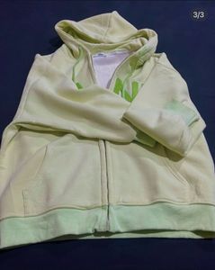 Yellow LAND Zip-Up Hoodie