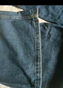 Women's Wide Leg Cropped Jeans,length 109