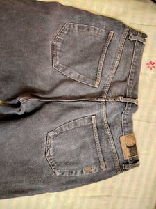 Peter England Jeans Grey Colour