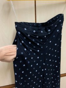 Navy Blue Printed Palazzo