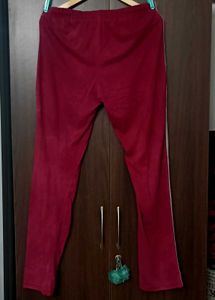 Comfortable Maroon Track Pants