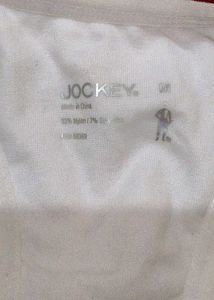 White Front Zip Jokey  Sports Bra