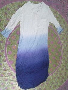 Ombre Dip-Dye Midi Dress