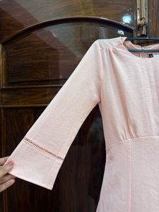 H&amp;M Pink Midi Dress