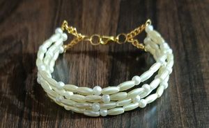 Elegant Multi-Strand Pearl Bracelet