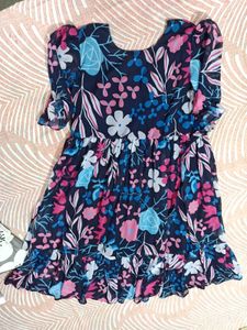New Floral Print frock Dress