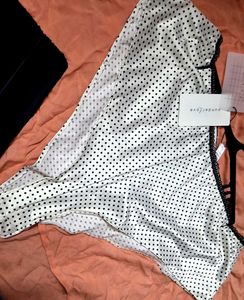 White &amp; Black Polka Dot underwear XL &amp;  L