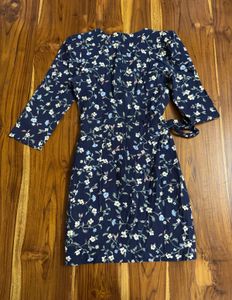 KOREAN Chic Floral Print Wrap Dress