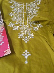Embroidered Rayon Top-- 3colors Avilable