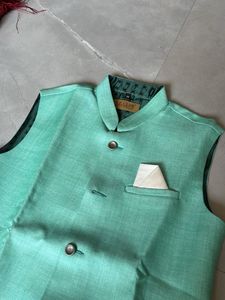 Men's Green Nehru Jacket