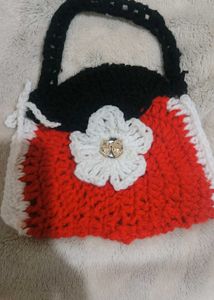 Handmade Crocheted Clutch Bag