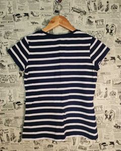 Classic Navy &amp; White Striped T-Shirt