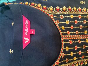 Beautiful Navy Blue Kurta Set