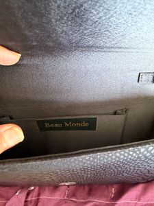 Embellished Black Clutch Bag