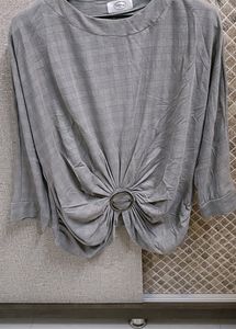 XL Gray Top For Women