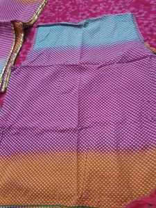 Vibrant Pink Floral Print lehenga suit