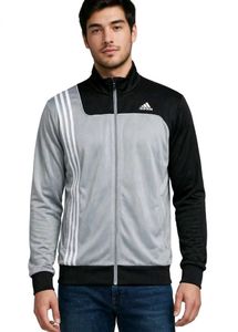 Adidas Track Jacket in stylish black & grey