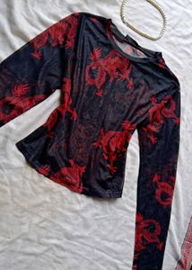 🍷Y2K grunge gothic baddie top🍷
