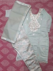 Beautiful Gota Patti Work Kurta Set With Dupatta