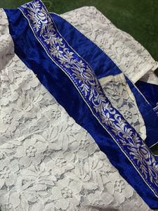 Elegant Blue or pink velvet sarees