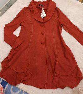 New Shiny Partywear Long Blazer