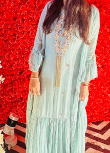 Elegant Blue Ethnic gown