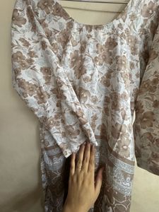 Beautiful Floral Print Kurta