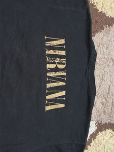 Nirvana Vintage Graphic Black T-Shirt | Size L