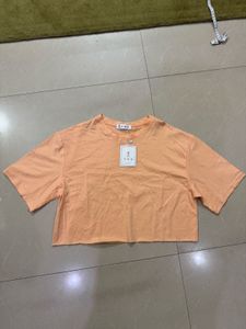 Peach Colored "YES" T-Shirt