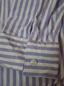 Classic Striped Button-Up Shirt