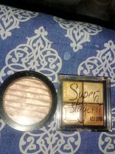 Shimmer Eyeshadow Palette & Highlighter