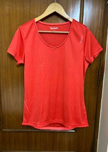 🆕Reebok Orange V-Neck T-Shirt