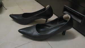 Classic Black Pointed Toe Heels