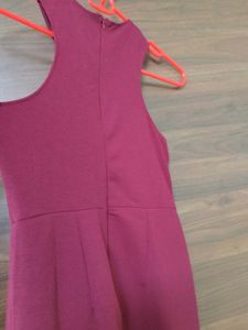 Elegant Maroon Maxi Dress