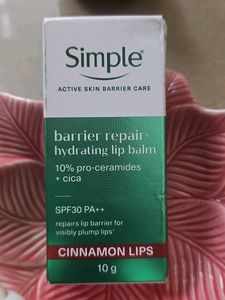 Simple Barrier Repair Hydrating Lip Balm