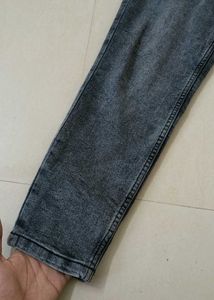 Washed grey Denim Jeans