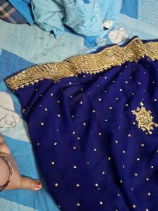 Royal Blue Embroidered Suit