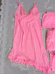 Pink Lingerie Set