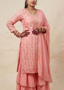 Elegant Pink Kurta Set with Dupatta